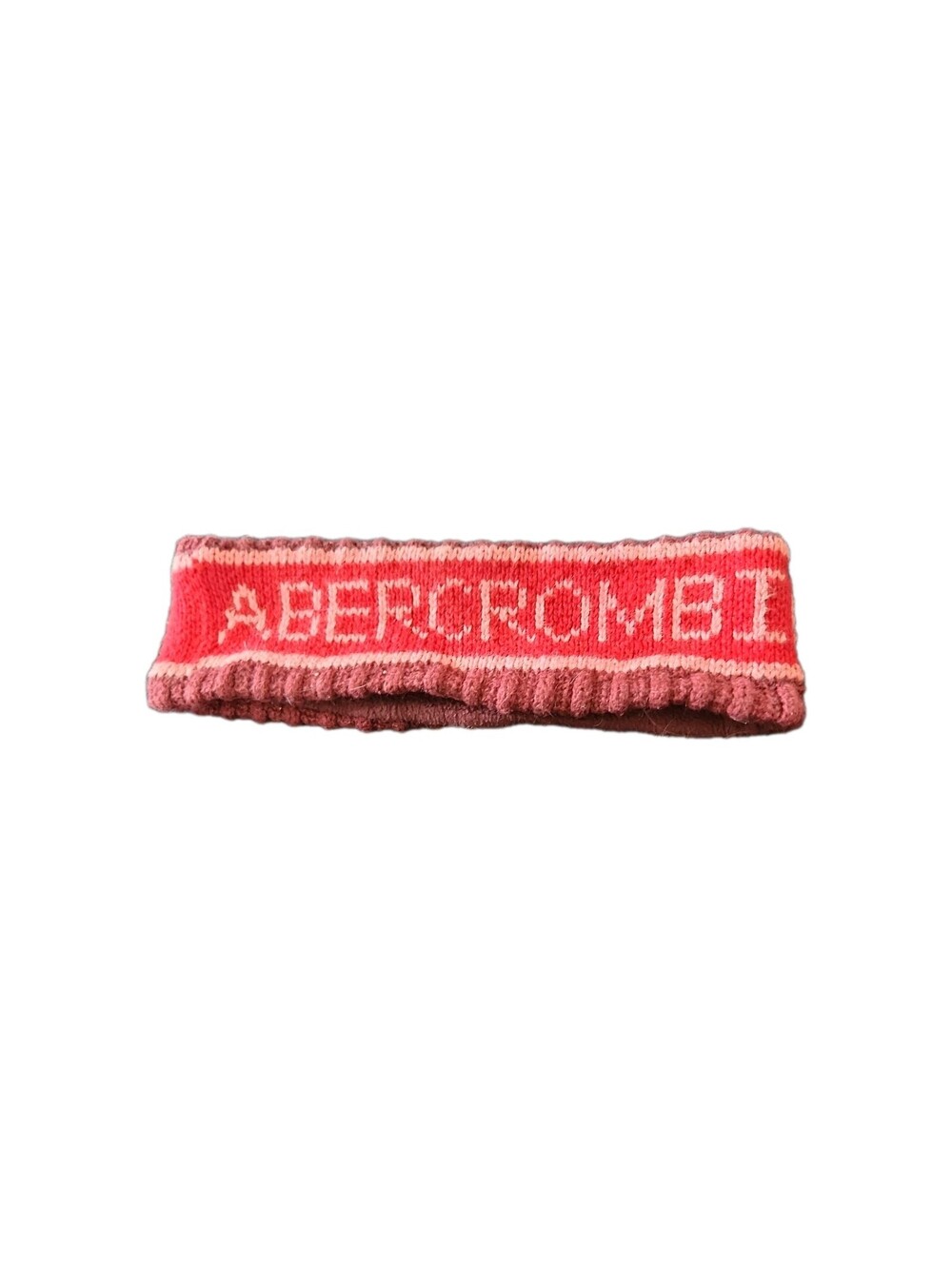 ABERCROMBIE & FITCH Maroone Pink Headband Fleece Ski Retro